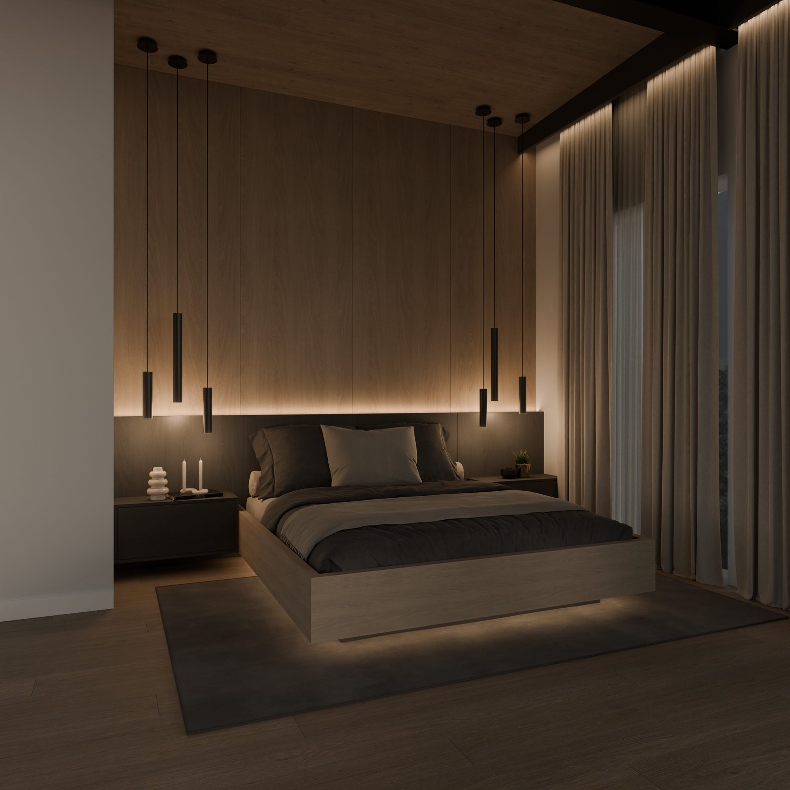 Primary bedroom render