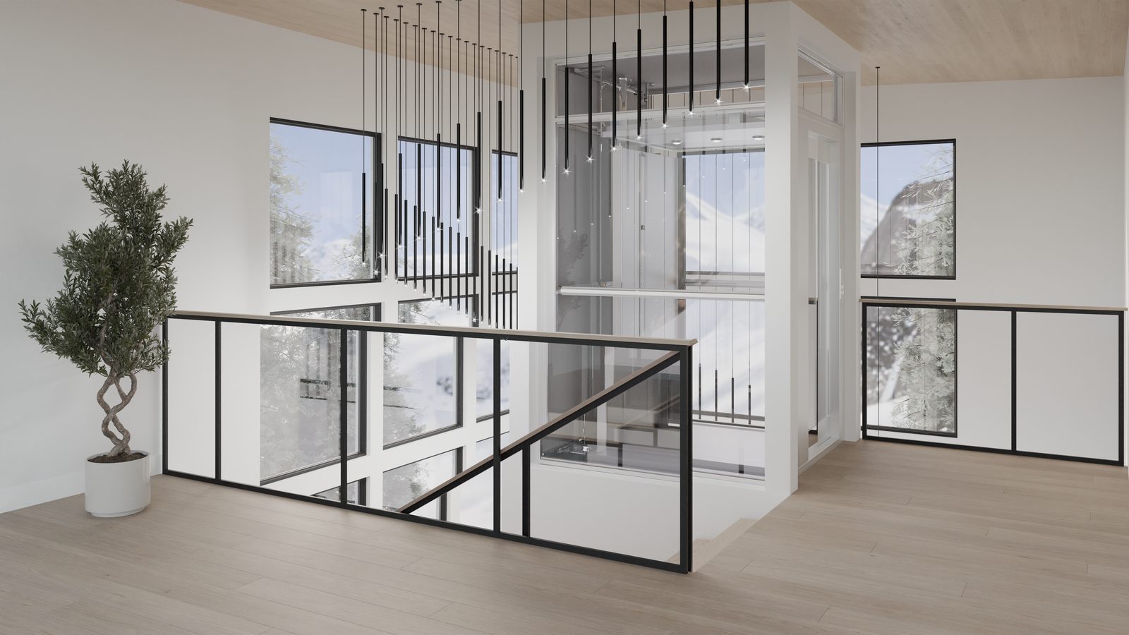 Top of stairs render